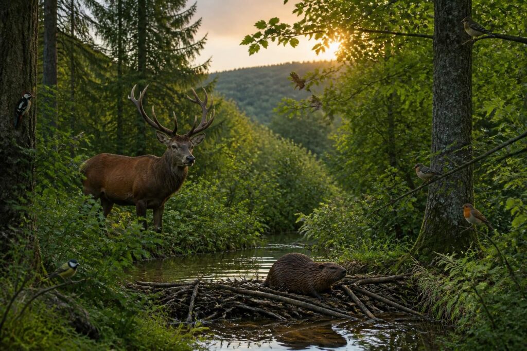 découvrez la faune sauvage du morvan en observant cerfs, castors et oiseaux dans leur habitat naturel. une expérience unique pour les amoureux de la nature et de la biodiversité.