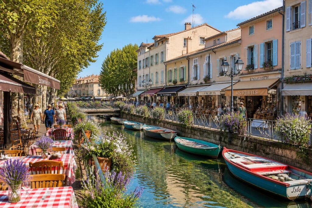 découvrez ilse-sur-la-sorgue, un charmant village provençal, idéal pour un séjour authentique et des visites inoubliables au cœur de la provence.