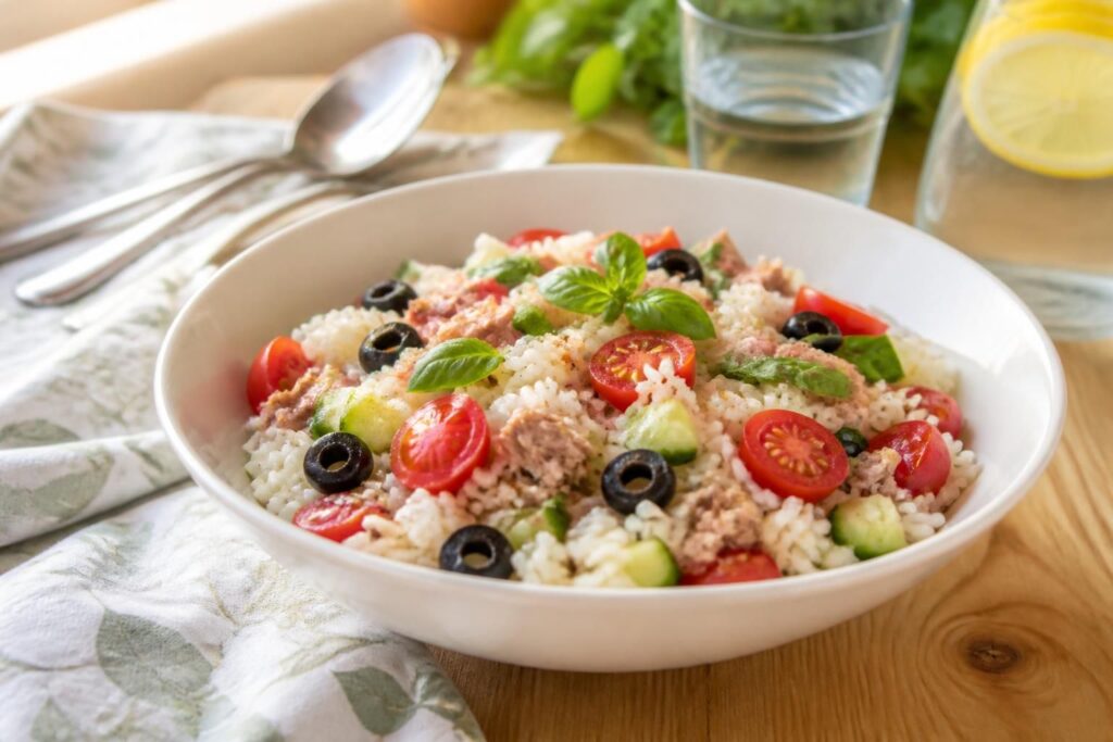 découvrez des recettes fraîches et faciles de salades de riz au thon, idéales pour vos repas d’été légers et savoureux.