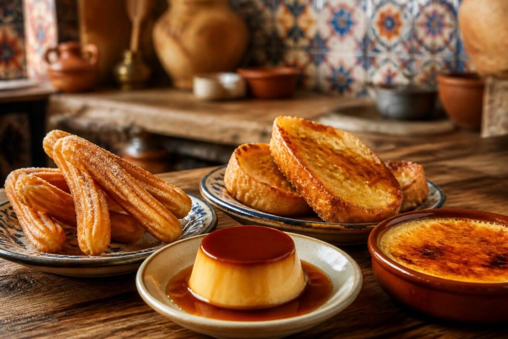 découvrez nos recettes traditionnelles de desserts espagnols pour terminer votre repas en douceur avec des saveurs authentiques et gourmandes.