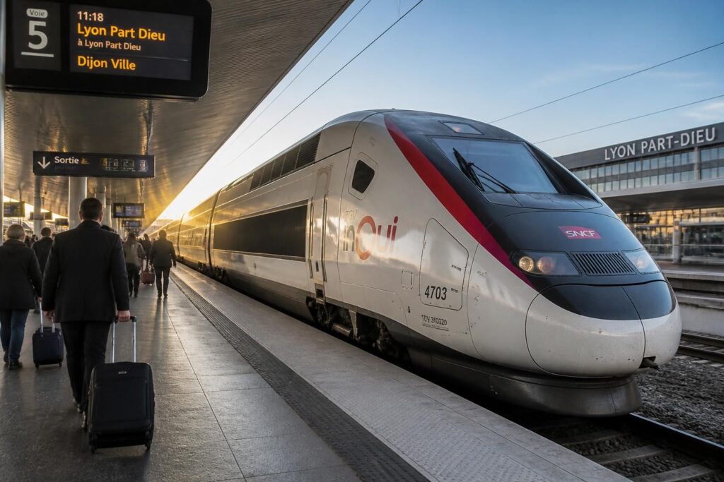 Lyon Dijon train : horaires et trajets pour un déplacement efficace