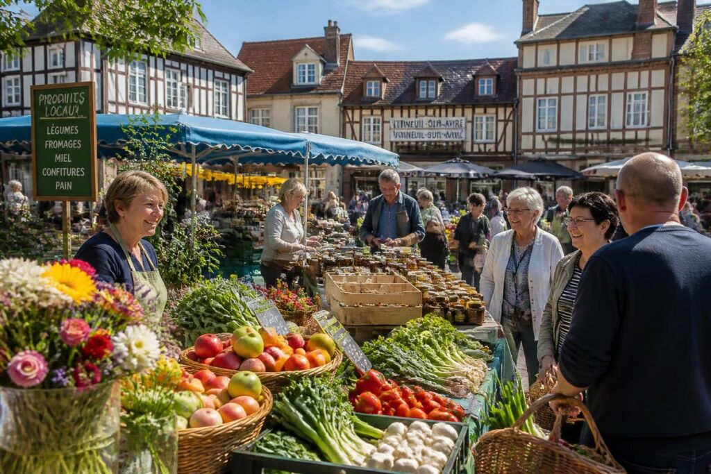 découvrez le marché de verneuil sur avre, un lieu convivial où déguster des produits locaux frais et profiter d'une ambiance authentique et chaleureuse.