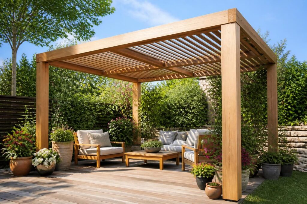 découvrez comment construire un abri d’extérieur sur mesure avec notre guide complet pour réaliser un plan de pergola en bois, alliant esthétique et praticité.
