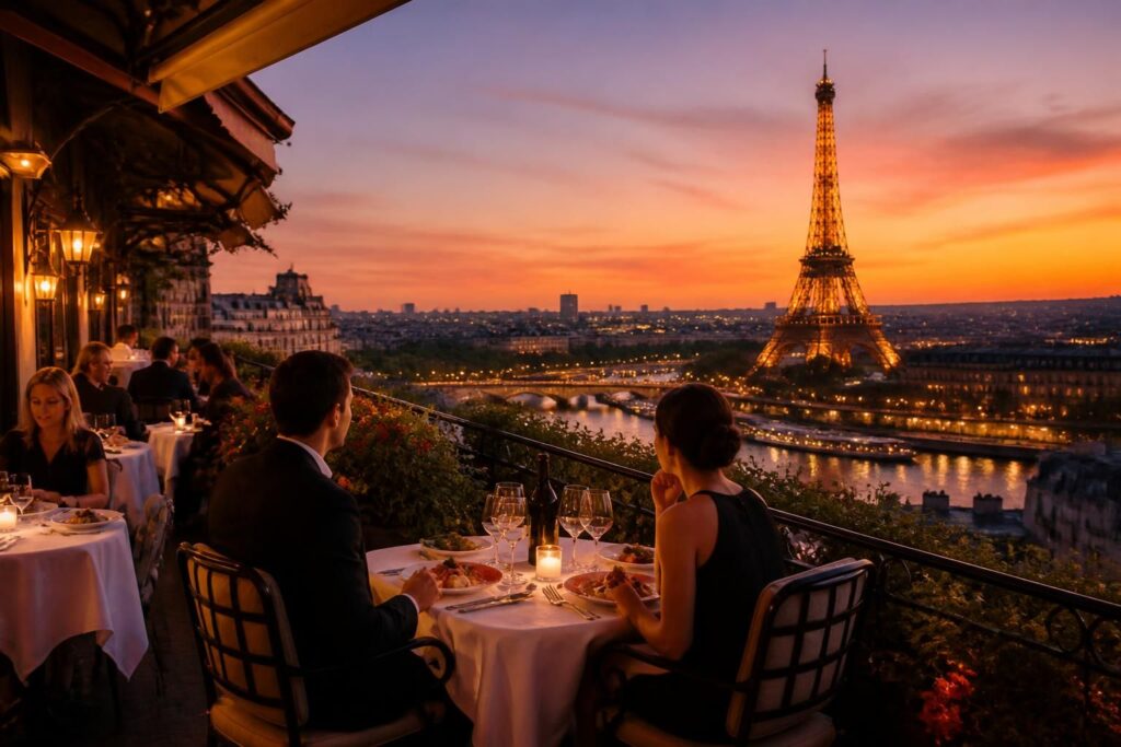 Restaurants with view in Paris : où manger en profitant d’une vue exceptionnelle