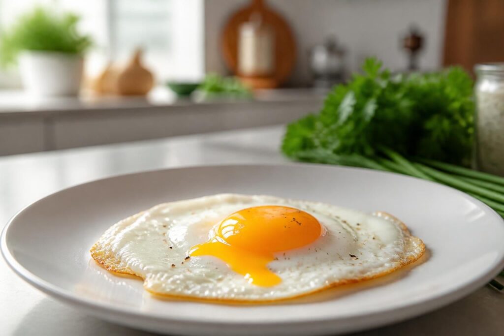 découvrez une recette simple et rapide pour préparer un œuf sur le plat savoureux, parfait pour un repas délicieux à toute heure.