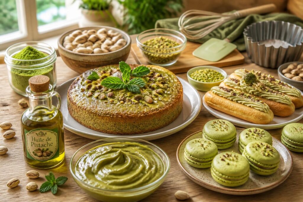 découvrez des idées de recettes gourmandes à base de pistache pour la pâtisserie ainsi que des conseils pratiques pour sublimer vos créations sucrées.