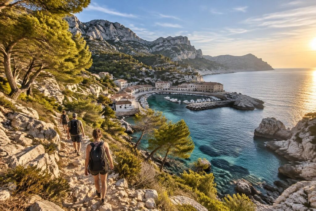 partez en randonnée à callelongue, au cœur des calanques de marseille, et découvrez un littoral sauvage entre criques, sentiers et paysages méditerranéens.