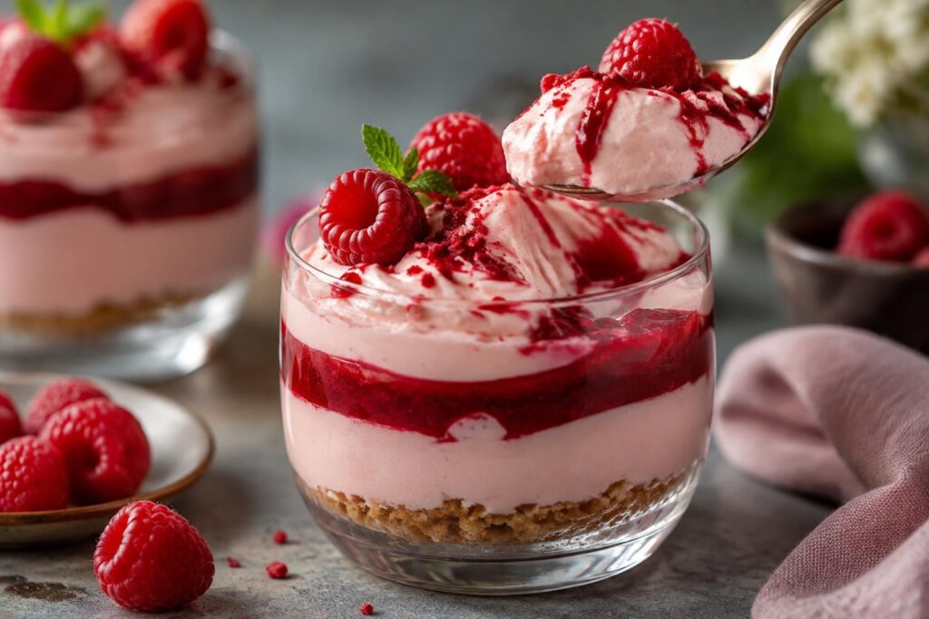 Crémeux à la framboise, la texture qui change un dessert
