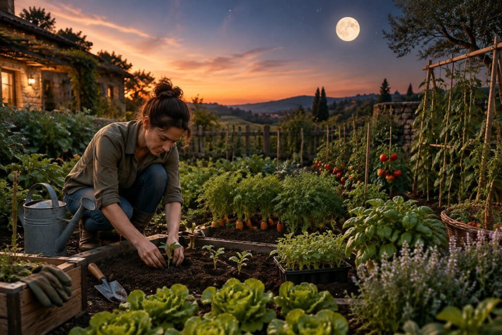 Jardiner avec la lune : rythmes et conseils pour votre potager