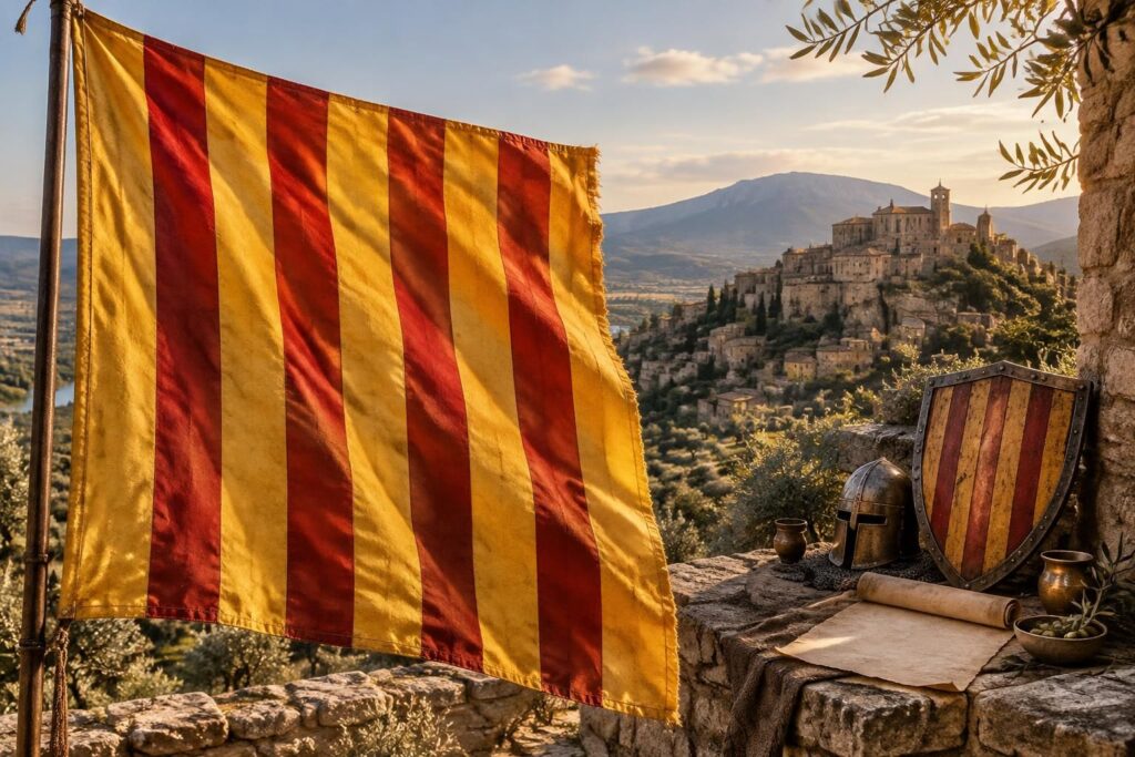 Le drapeau de la Provence, ses origines et ses couleurs