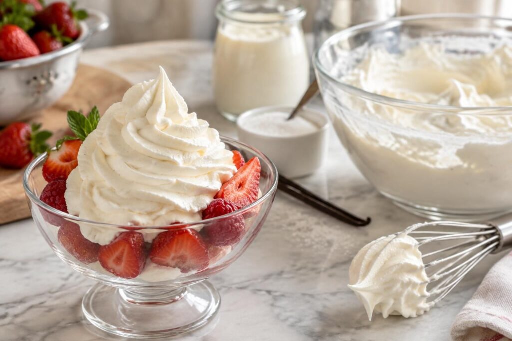 Réussir une chantilly avec de la crème épaisse